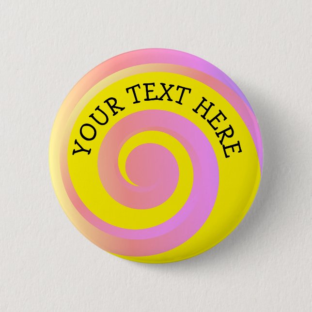 Badge Rond 5 Cm Swirl (Devant)