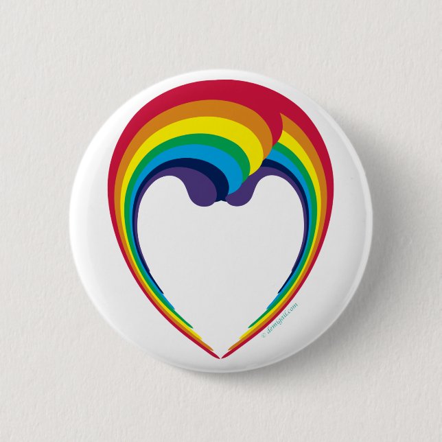 Badge Rond 5 Cm swish_rainbow_face_8x11 (Devant)