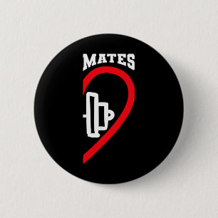 Badge Rond 5 Cm Swole Mates Cute Workout Ensemble de couples de la