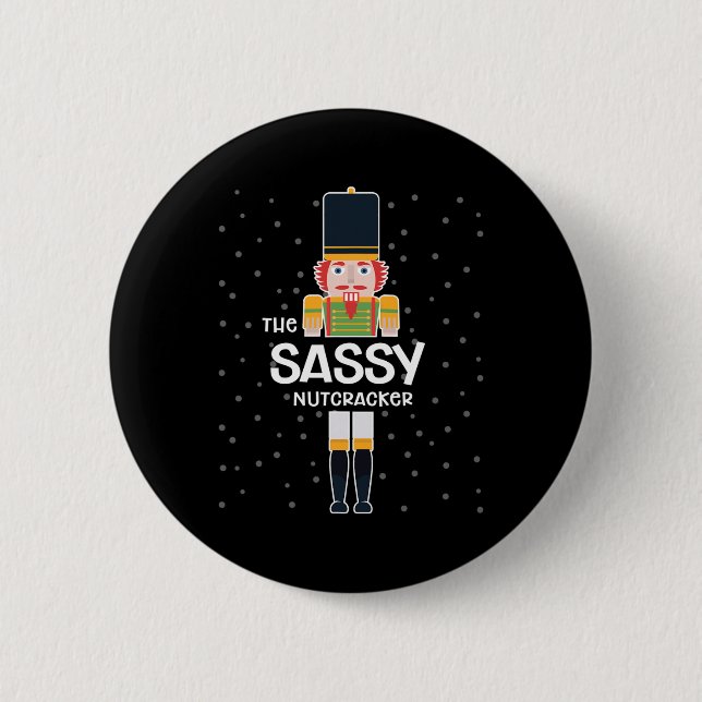 Badge Rond 5 Cm Sy Nutcracker Famille Correspondant Funny Gift Pyj (Devant)