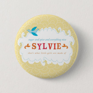 Badge Rond 5 Cm Sylvie