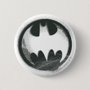 Badge Rond 5 Cm Symbole Batman Logo des symboles de pulvérisatio
