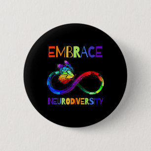 Badge Rond 5 Cm Symbole d'acceptation de la sensibilisation sur l'