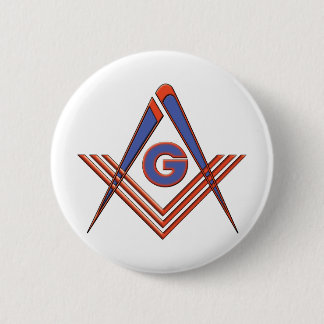 Badge Rond 5 Cm Symbole de franc-maçon