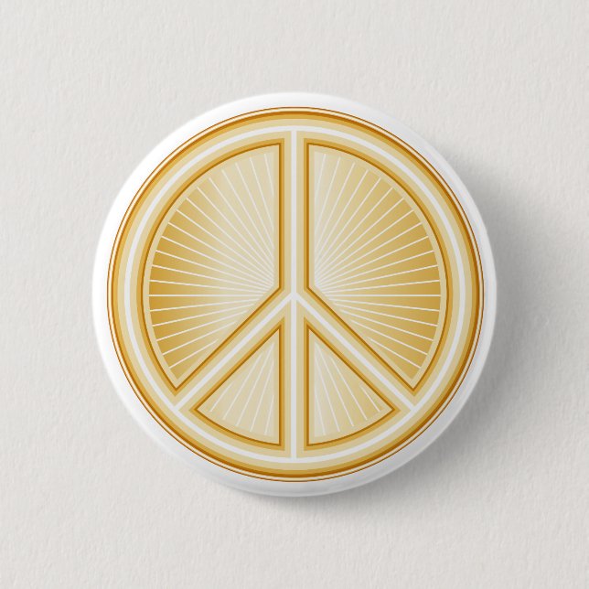 Badge Rond 5 Cm Symbole de la paix (Devant)