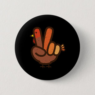 Badge Rond 5 Cm SYMBOLE DE LA PAIX NON Turquie MAIN Ados Famille M
