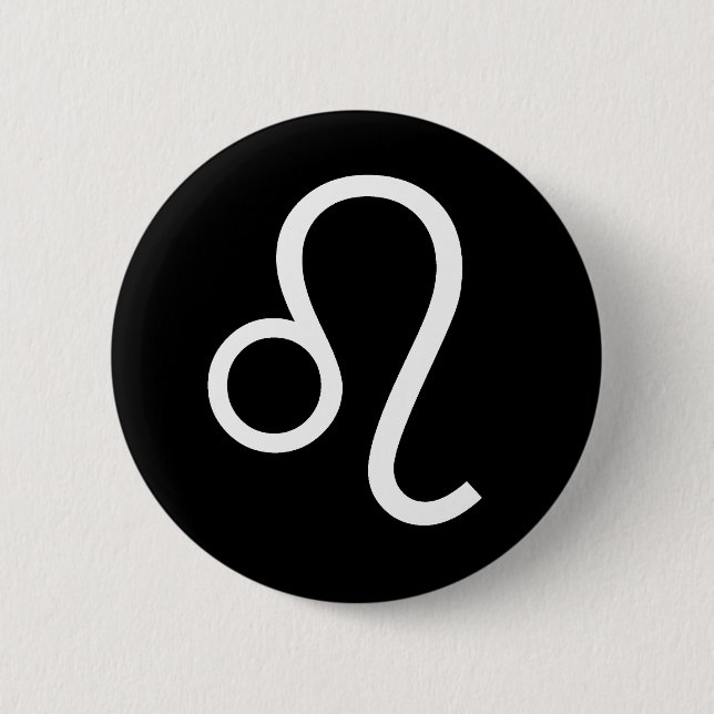 Badge Rond 5 Cm Symbole de Lion (Devant)
