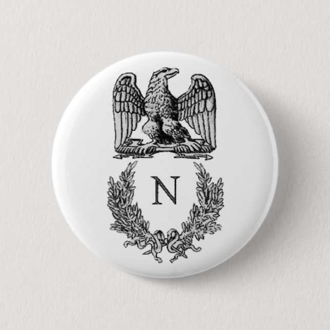 Badge Rond 5 Cm Symbole de napoléon (Devant)