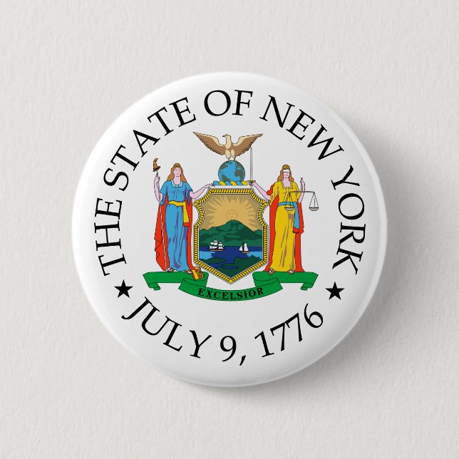 Badge Rond 5 Cm Symbole de New York (Devant)