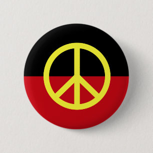 Badge Rond 5 Cm Symbole de paix