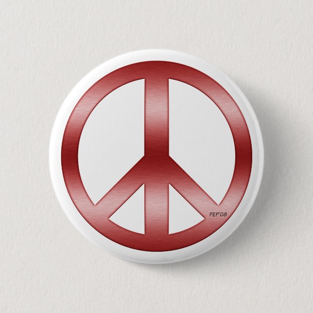 Badge Rond 5 Cm Symbole de paix (Devant)