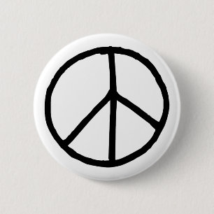 Badge Rond 5 Cm Symbole de paix