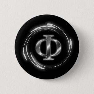 Badge Rond 5 Cm Symbole de phi
