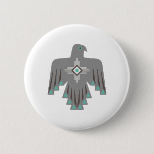 Badge Rond 5 Cm Symbole de Thunderbird
