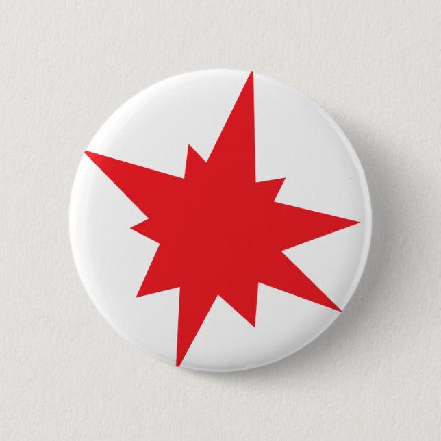 Badge Rond 5 Cm Symbole d'explosion (Devant)