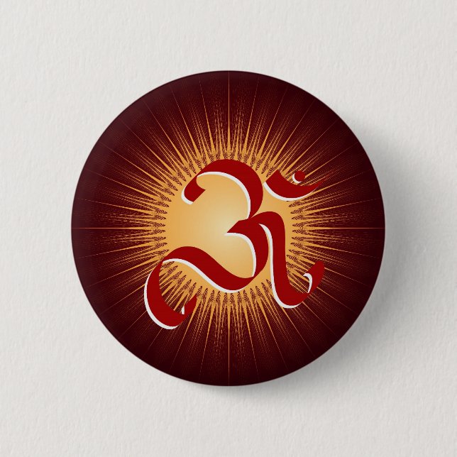 Badge Rond 5 Cm Symbole d'OM (Devant)