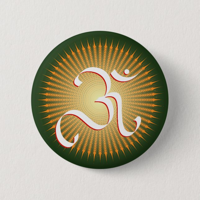 Badge Rond 5 Cm Symbole d'OM (Devant)