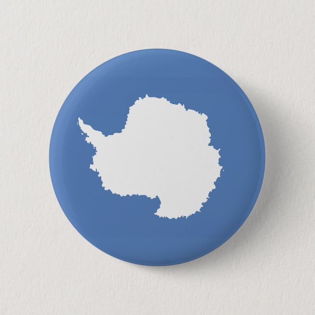 Badge Rond 5 Cm Symbole du drapeau du continent antarctique (Devant)