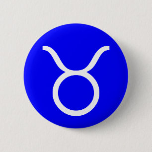 Badge Rond 5 Cm Symbole du Taurus