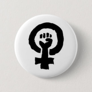 Badge Rond 5 Cm Symbole féministe