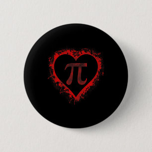 Badge Rond 5 Cm Symbole Jour Pi Coeur Valentines Jour Garçons Enfa