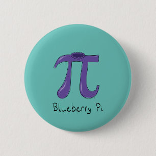 Badge Rond 5 Cm Symbole mignon Blueberry Pi
