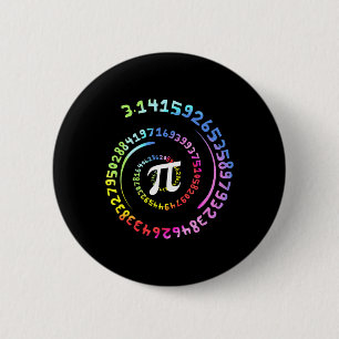 Badge Rond 5 Cm Symbole national Pi Day Chemise Math Enseignant T