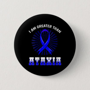 Badge Rond 5 Cm Symbole neurologique Ataxia Sensibilisation des fe