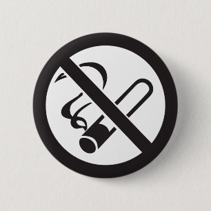 Badge Rond 5 Cm symbole non fumeur