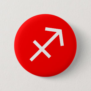 Badge Rond 5 Cm Symbole sagittaire