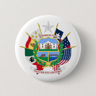 Badge Rond 5 Cm Symbole Texas