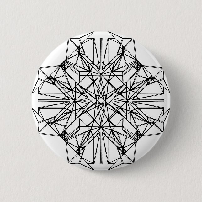 Badge Rond 5 Cm symétrie géométrique (Devant)