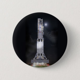 Badge Rond 5 Cm Système de lancement spatial SLS de la NASA