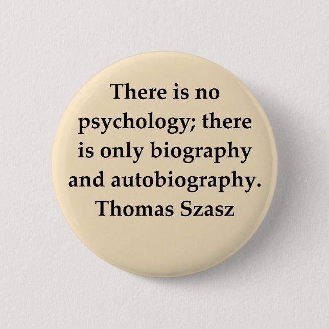 Badge Rond 5 Cm szasz de Thomas (Devant)