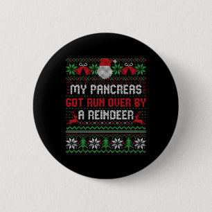 Badge Rond 5 Cm T1d Diabétique Type 1 Sensibilisation au diabète H
