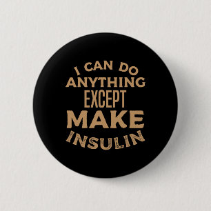 Badge Rond 5 Cm T1d Diabétique Type 1 Sensibilisation au diabète H