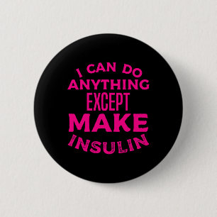 Badge Rond 5 Cm T1d Diabétique Type 1 Sensibilisation au diabète H