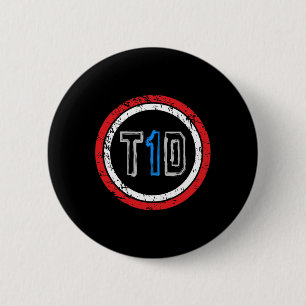 Badge Rond 5 Cm T1d Emblème Type 1 Sensibilisation au diabète