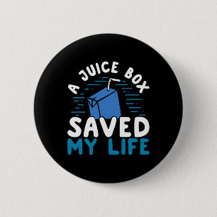 Badge Rond 5 Cm T1D Type 1 Boîte à jus de sensibilisation au diabè