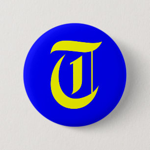 BADGE ROND 5 CM T - ANCIEN ANGLAIS