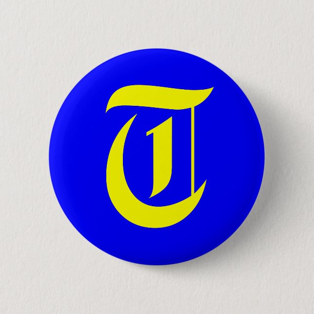 BADGE ROND 5 CM T - ANCIEN ANGLAIS (Devant)