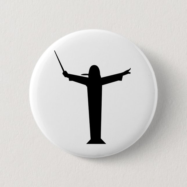 Badge Rond 5 Cm T pour le bouton du "Texas" (Devant)