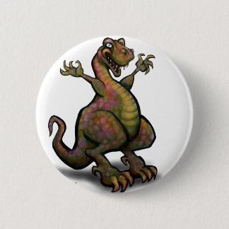 Badge Rond 5 Cm T-Rex
