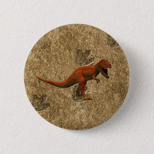 Badge Rond 5 Cm T Rex
