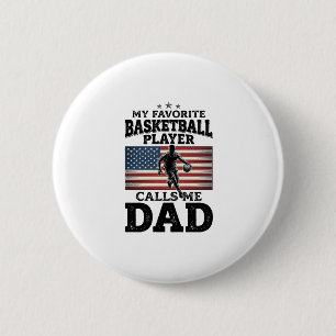 Badge Rond 5 Cm T-Shirt à gravure vintage patriotique pour papa de