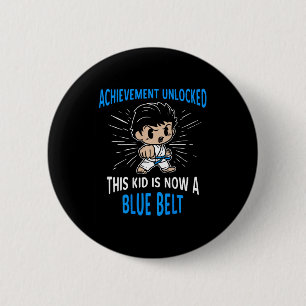 Badge Rond 5 Cm T Shirt Cadeau pour Enfant Karaté Étudiant Ceintur