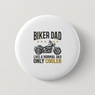 Badge Rond 5 Cm T-shirt citation moto vintage Biker Papa_1