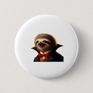 Badge Rond 5 Cm T-shirt classique Sloth Vampire
