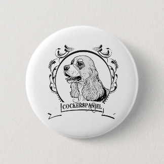 Badge Rond 5 Cm T-shirt de Cockerspaniel