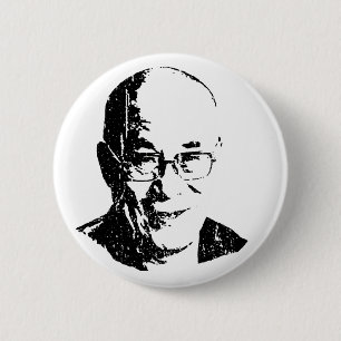 Badge Rond 5 Cm T-shirt de Dalai Lama